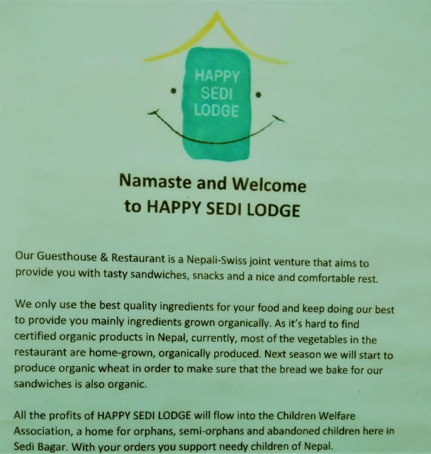 Happy Sedi Lodge Pokhara Kültér fotó